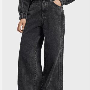 Adidas Wide Leg Acid Wash Jeans - size 34- Barely Worn!